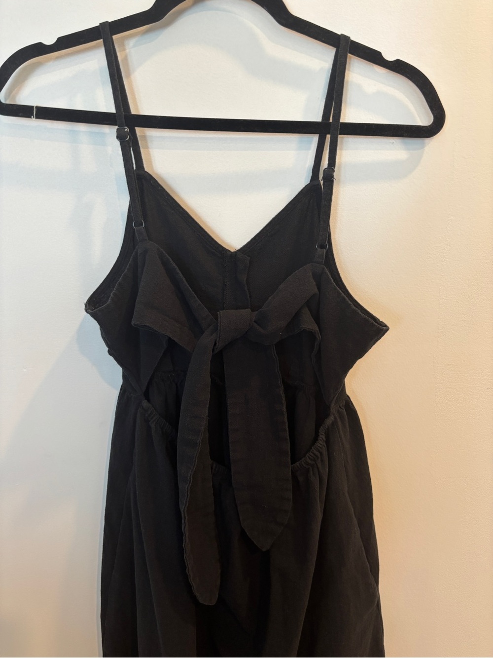 Universal Thread Black Button-Front Spaghetti Strap Midi Dress - Picture 3 of 5